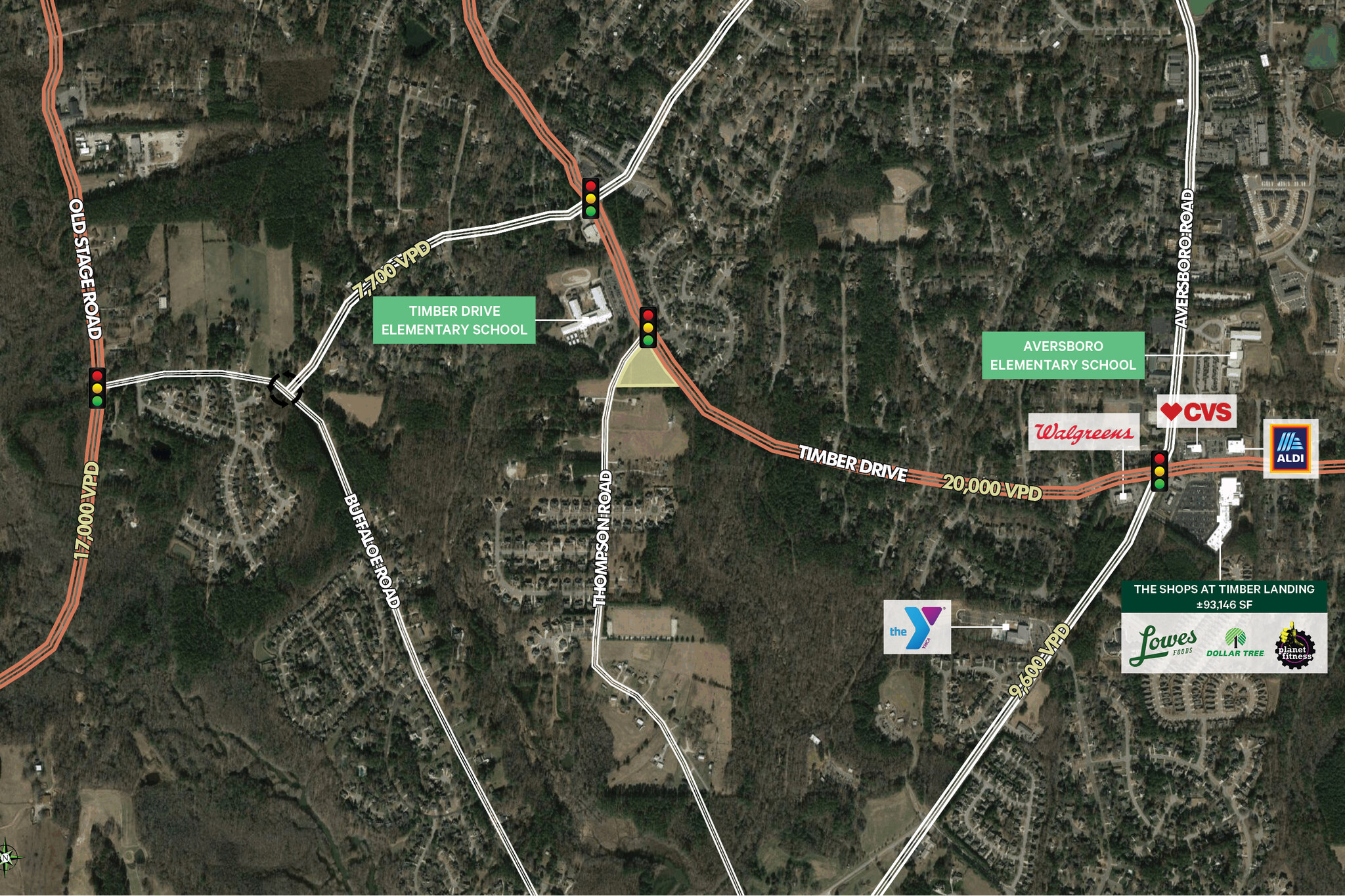 Timber Dr @ Thompson Rd, Garner, NC for Sale