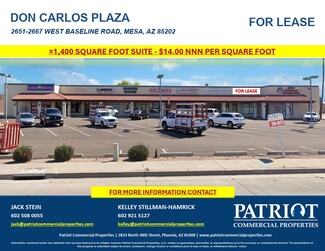 Mesa, AZ Retail - 2651-2667 W Baseline Rd