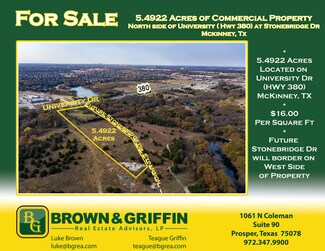 Hwy 380 at Stonebridge Dr  