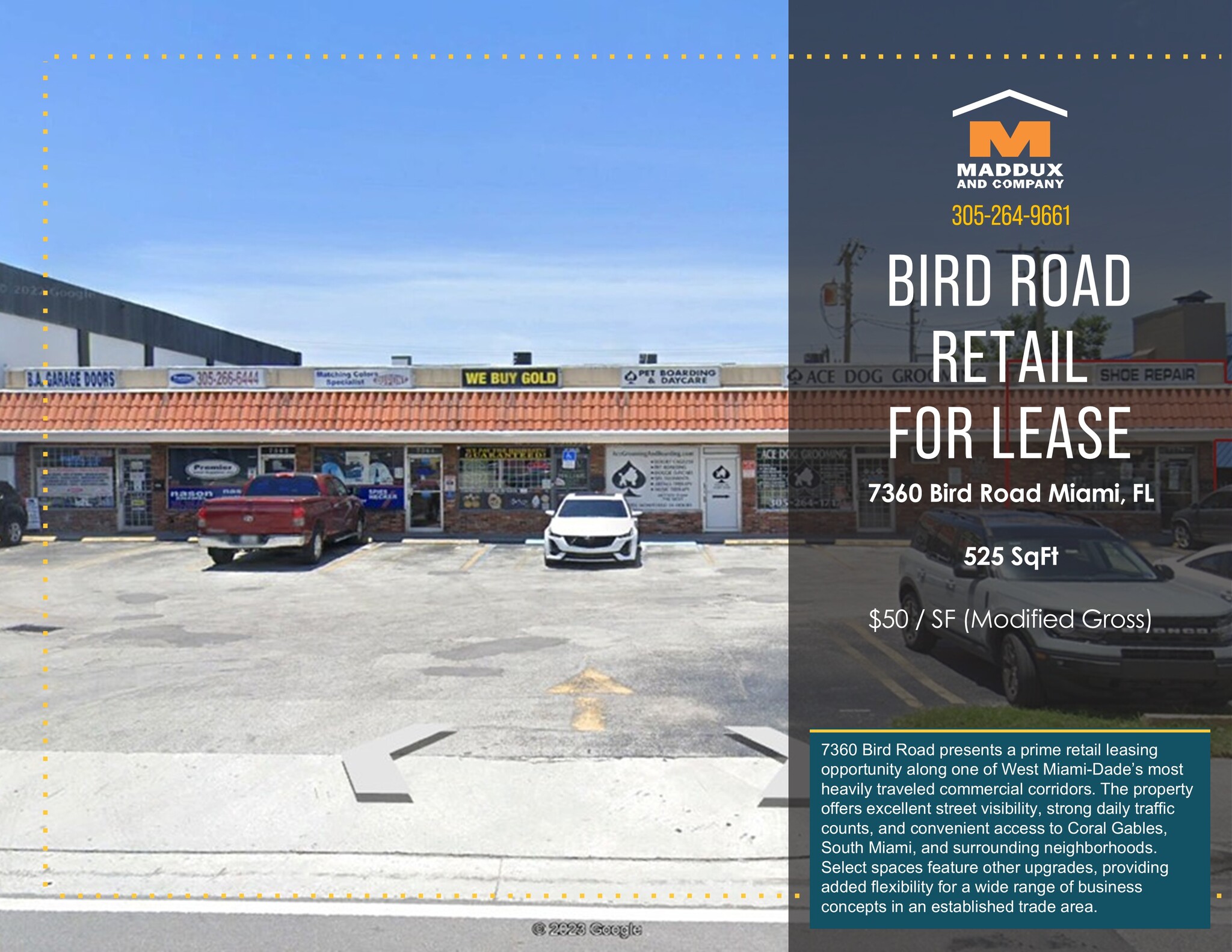 7360-7374 Bird Rd, Miami, FL for Rent