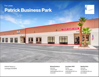 Las Vegas, NV Industrial - 5148 W Patrick Ln Las Vegas, NV Industrial - 5148 W Patrick Ln