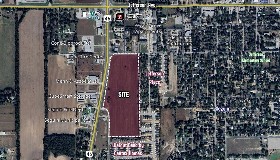 Hwy. 46 & Jefferson Ave., Seguin, TX for Sale