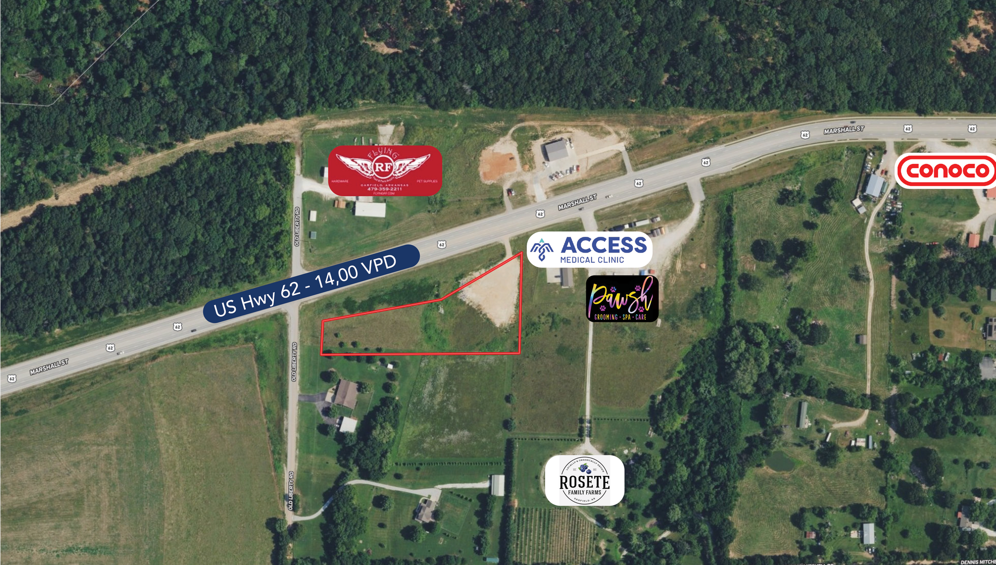 Old Liberty Road, Garfield, AR for Sale