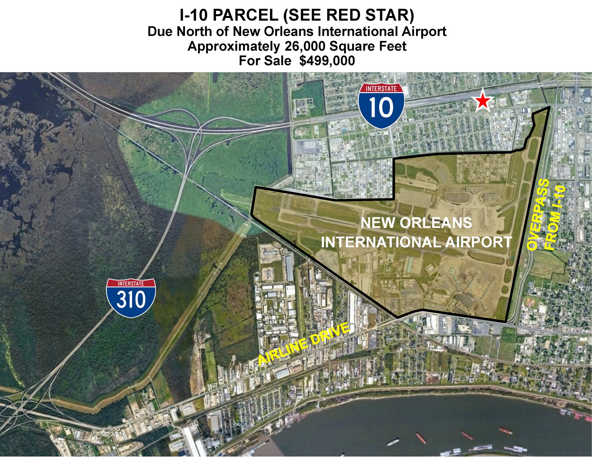 I-10 Parcel, Kenner, LA for Sale