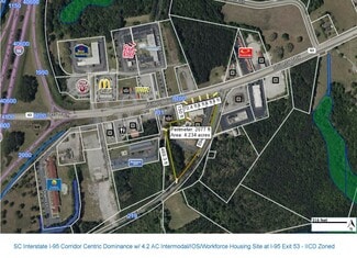 Walterboro, SC Commercial - SC Interstate I-95 Corridor Centric Dominance w/ 4.2 AC Intermodal/IOS/Workforce Housing Walterboro, SC Commercial - SC Interstate I-95 Corridor Centric Dominance w/ 4.2 AC Intermodal/IOS/Workforce Housing