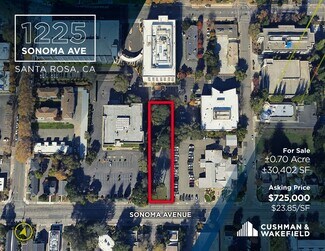 Santa Rosa, CA Commercial Land - 1225 Sonoma Ave Santa Rosa, CA Commercial Land - 1225 Sonoma Ave
