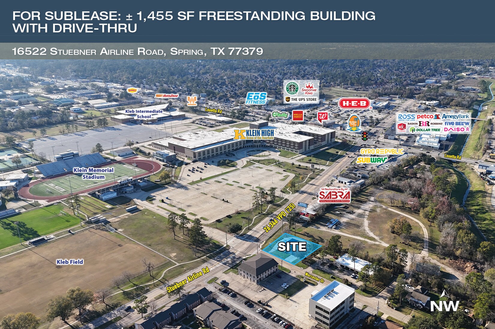 16522 Stuebner Airline Rd, Spring, TX for Rent