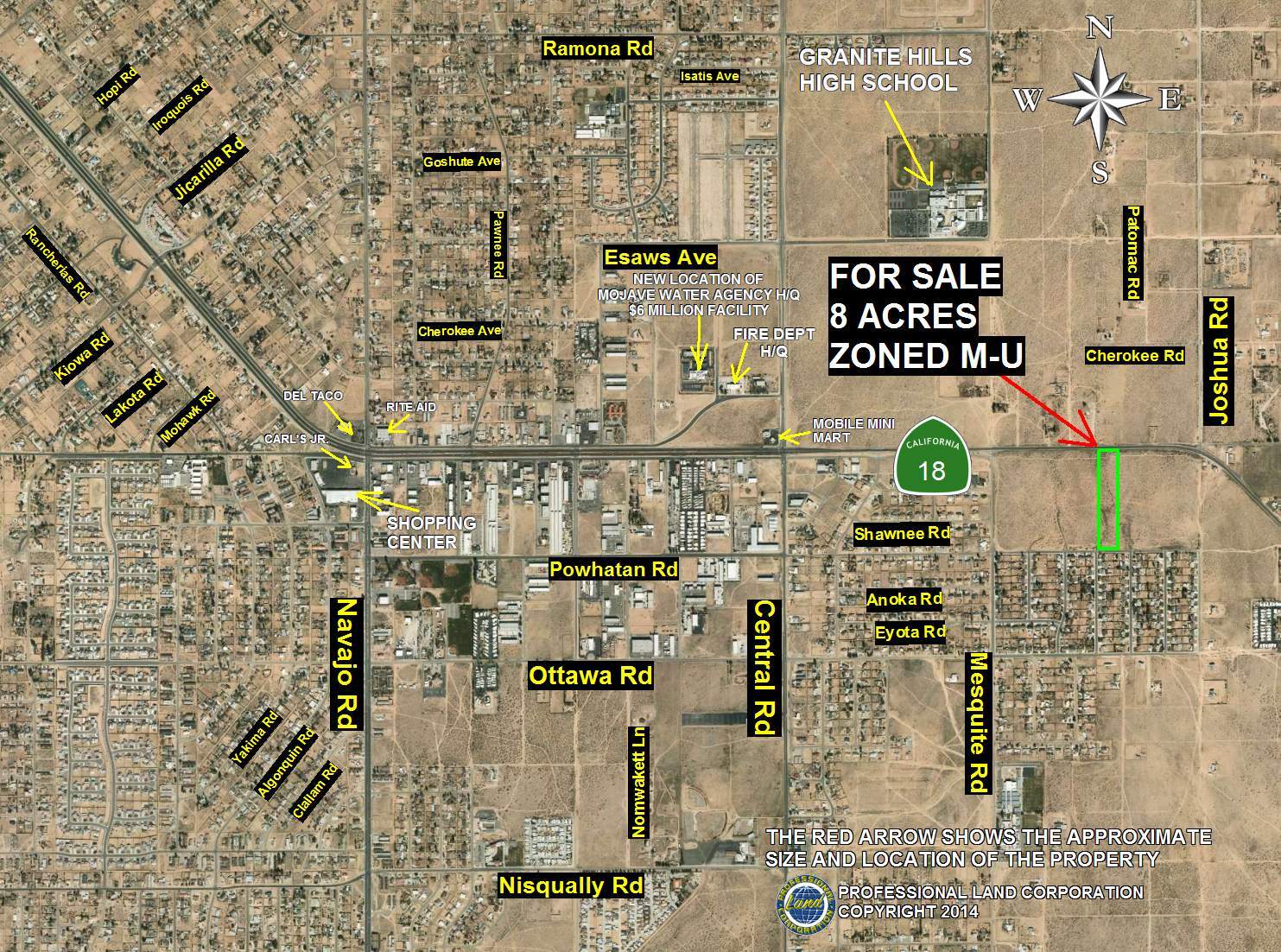HWY 18 Mixed Use, Apple Valley, CA for Sale