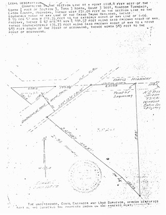 Dimondale, MI Commercial Land - Davis Hwy @ Davis Hwy and Centerline Rd