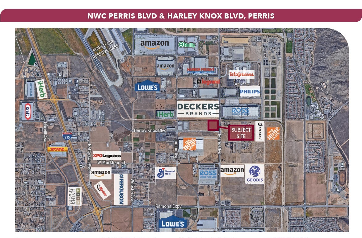 NWC Perris Blvd & Harley Knox Blvd, Perris, CA for Sale