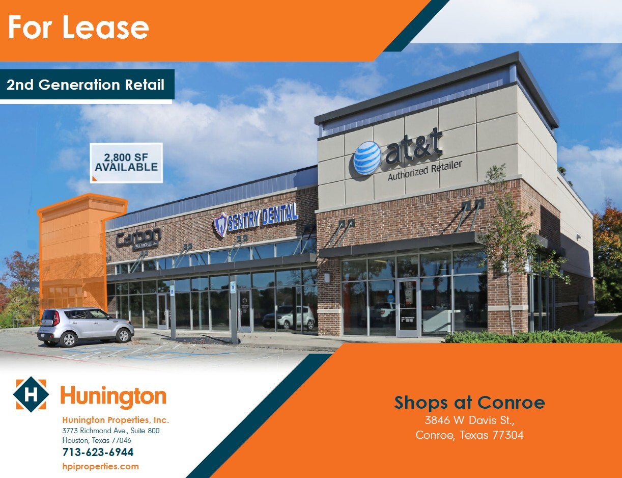 3846 W Davis St, Conroe, TX for Rent