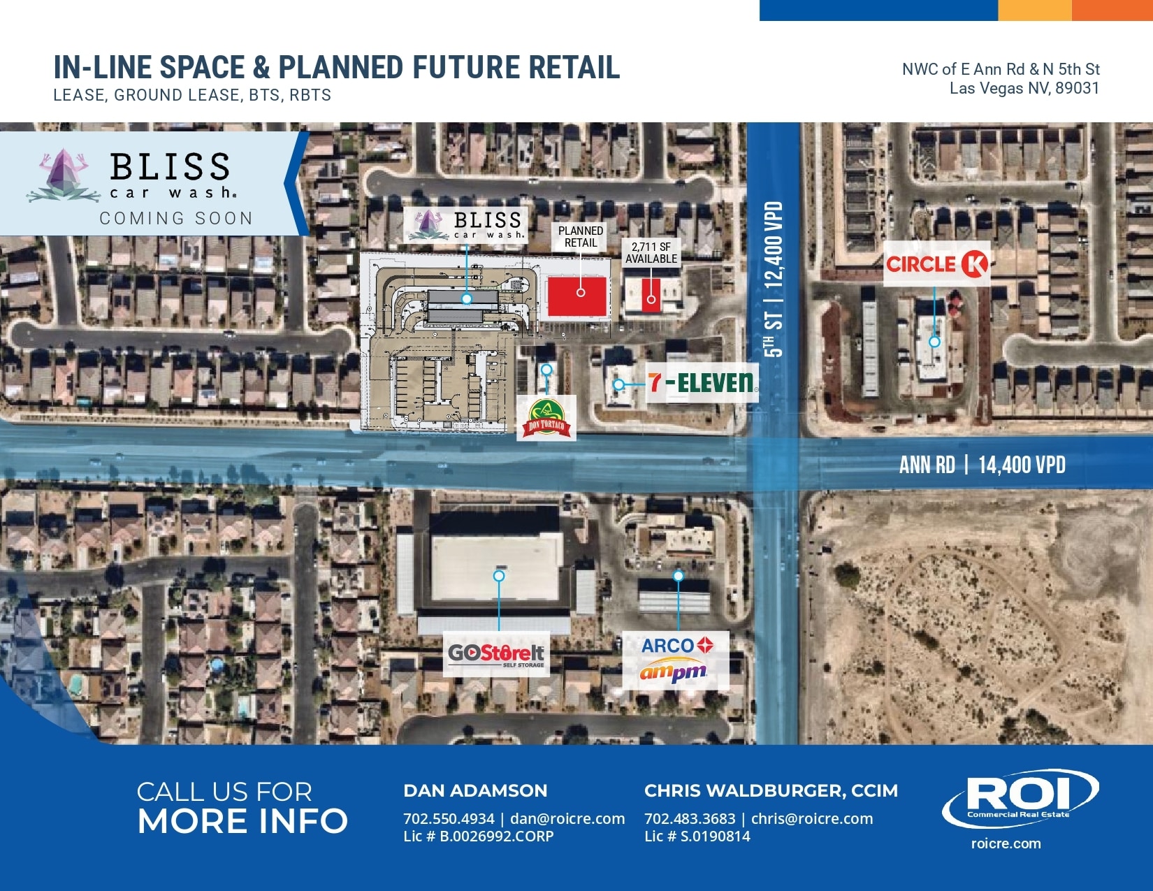 Ann Road & 5th Street, Las Vegas, NV for Rent