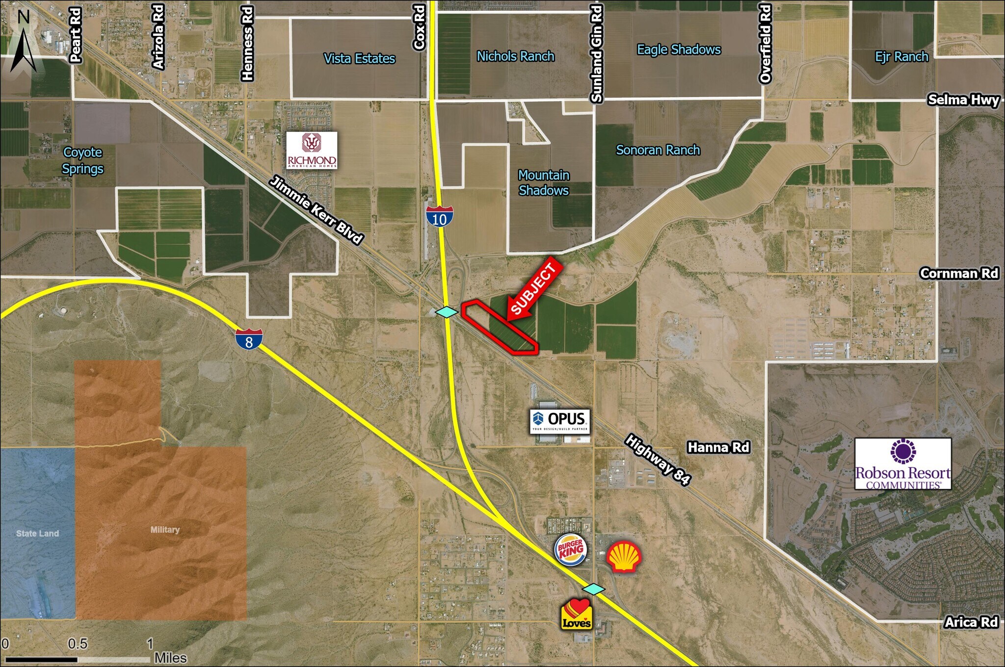 NEC I-10 and Highway 84, Casa Grande, AZ for Sale