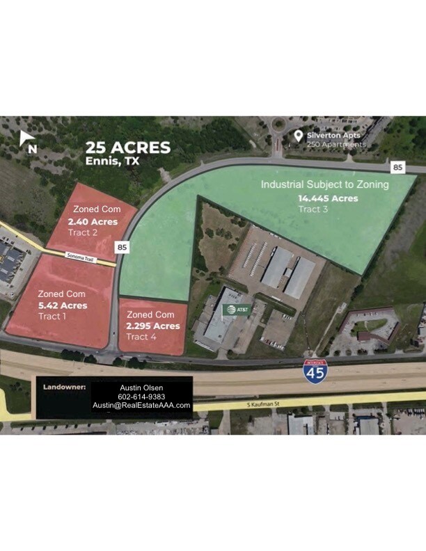 IH 45 & FM 85, Ennis, TX for Sale