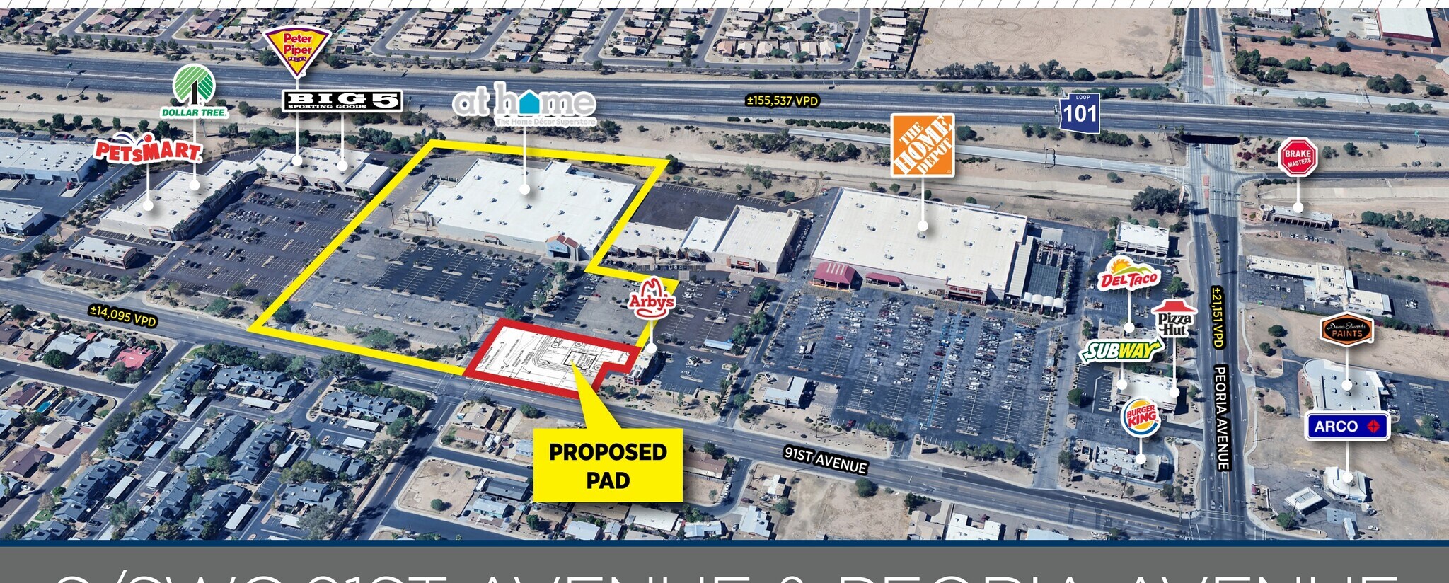 S/SWC 91st Ave & Peoria Ave, Peoria, AZ for Rent