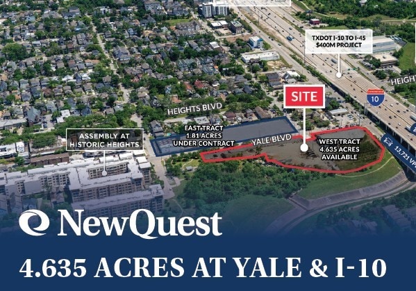 4.635 Acres at Yale & I-10, Houston, TX for Sale