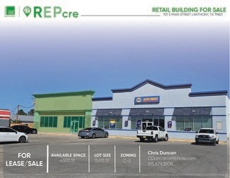 Anthony, TX Storefront - 701 Main St