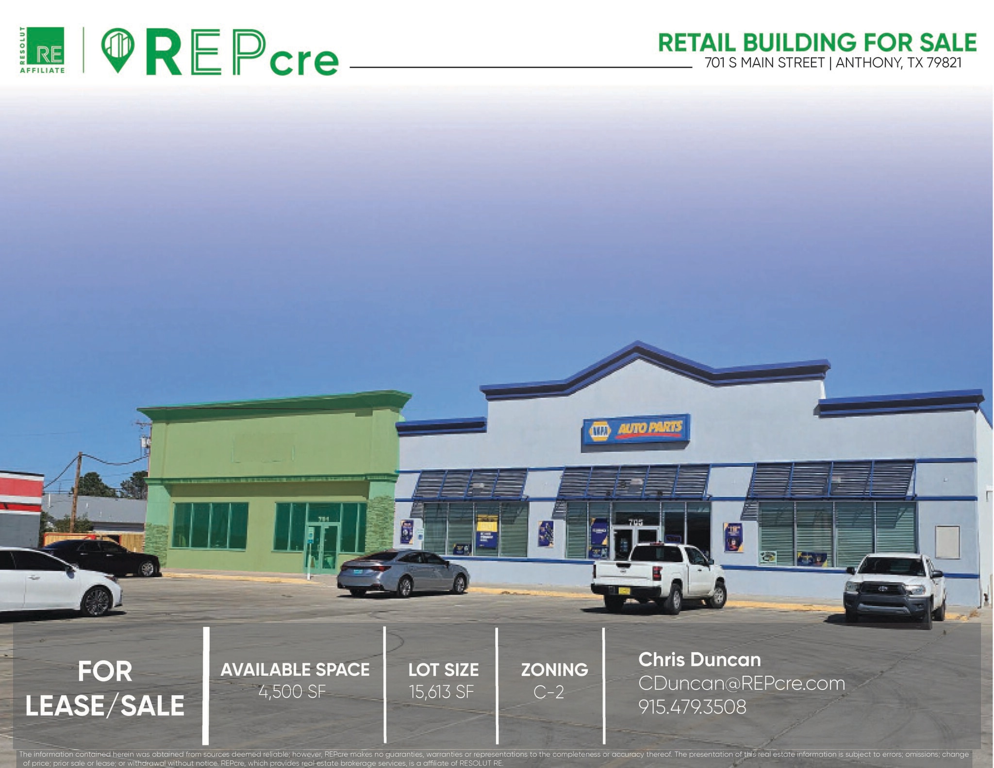 701 Main St, Anthony, TX for Sale