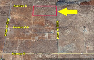 Lancaster, CA Residential Land - SWC 60th St West & Avenue C