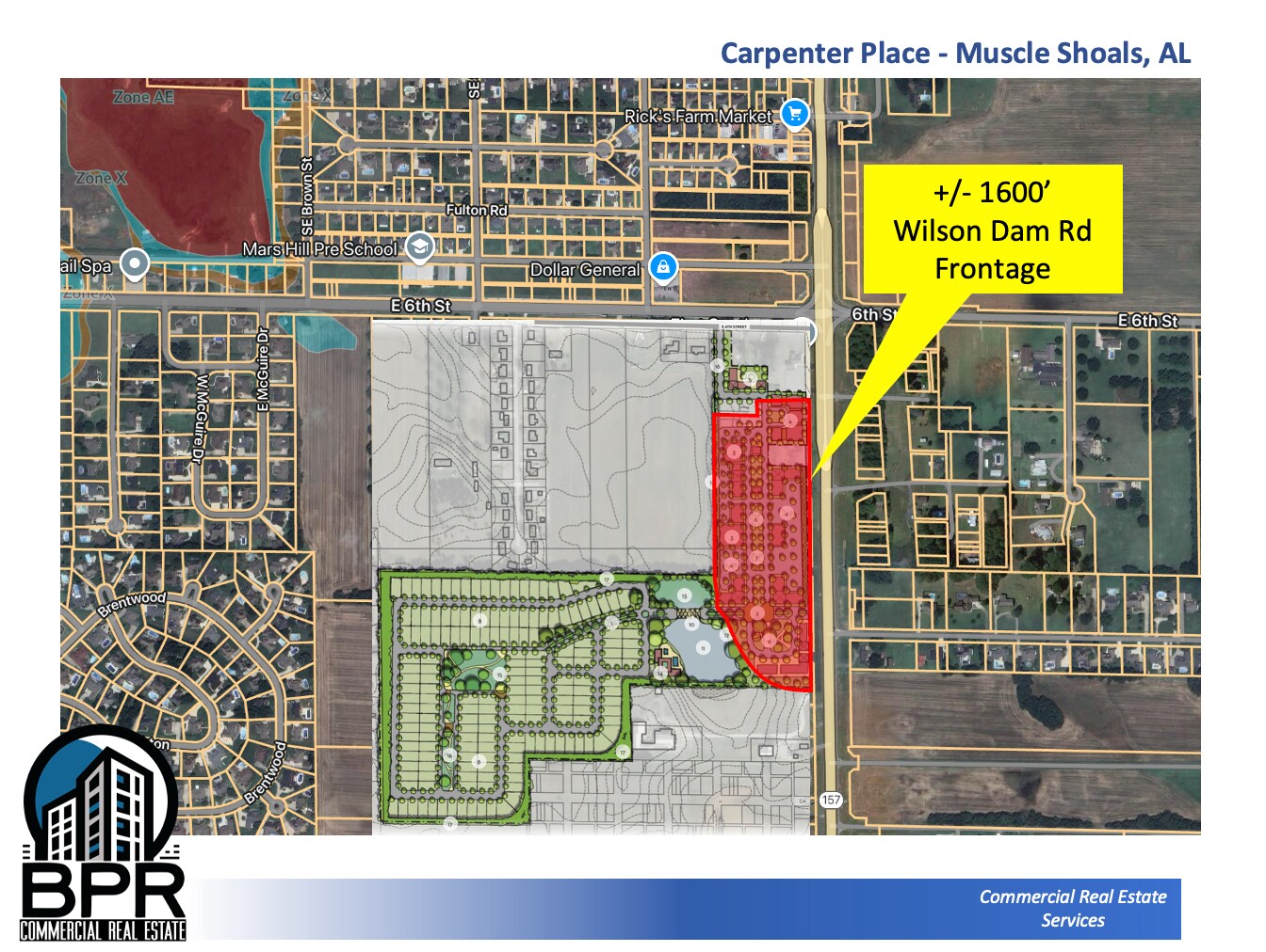 3901 S Wilson Dam Rd, Muscle Shoals, AL for Sale