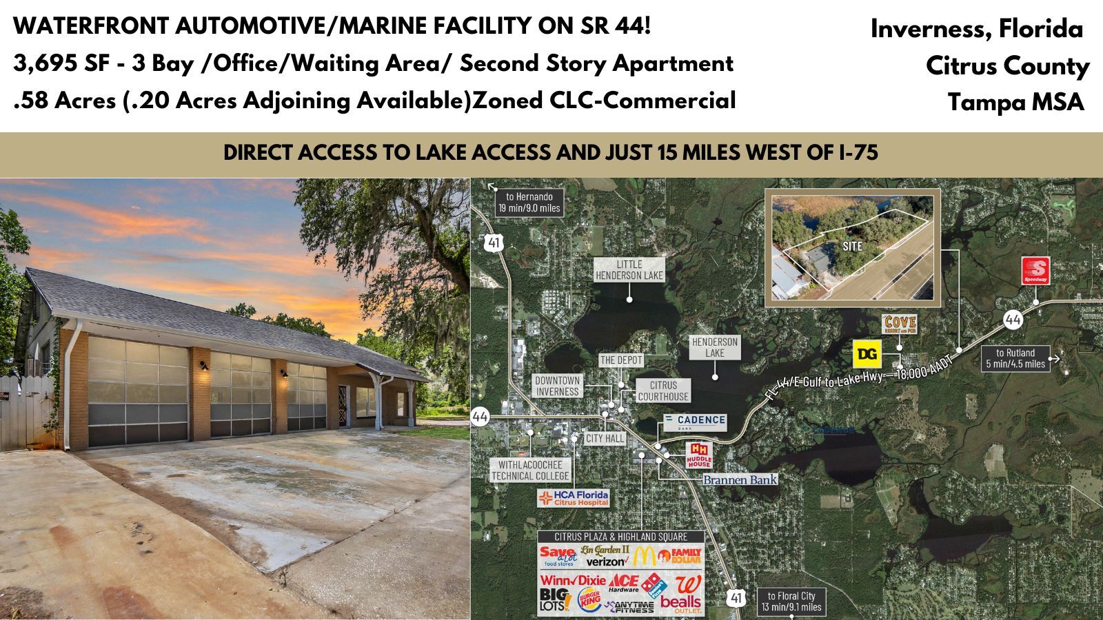 8929 E Gulf To Lake Hwy, Inverness, FL for Sale