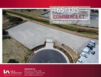 Fairfield, CA Industrial Land - 165 Commerce Ct