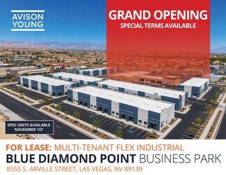 Las Vegas, NV Industrial - Blue Diamond Road & Arville Street Rd Las Vegas, NV Industrial - Blue Diamond Road & Arville Street Rd