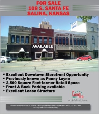 Salina, KS Retail - 108 S Santa Fe Ave