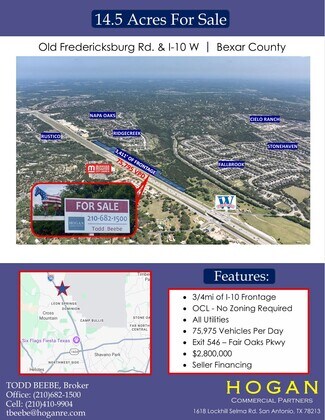 Boerne, TX Commercial Land - 27260 Interstate 10 W