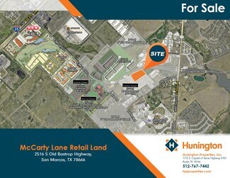 San Marcos, TX Commercial Land - 2516 S Old Bastrop Hwy