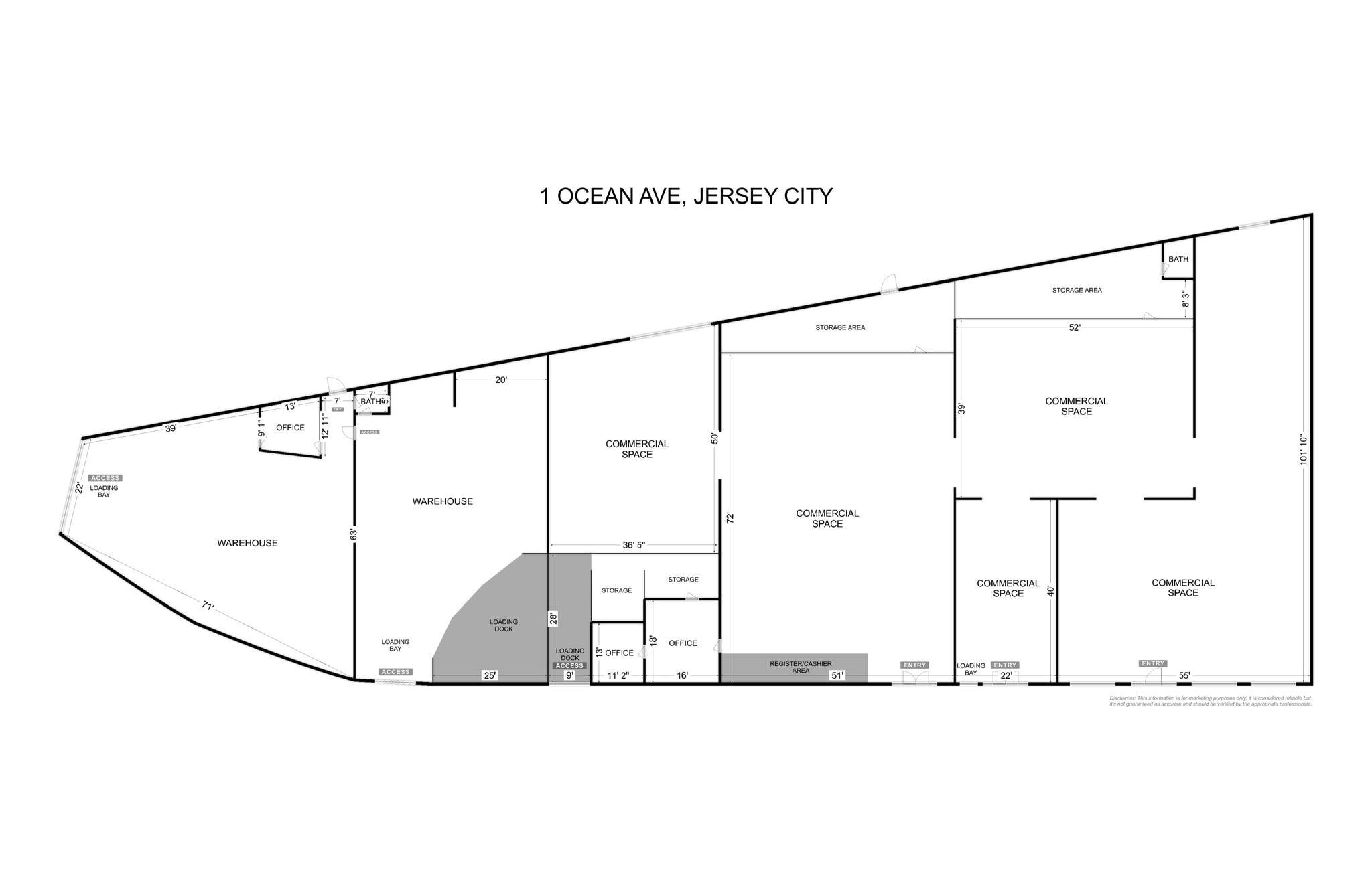 1 Ocean Ave, Jersey City, NJ for Rent