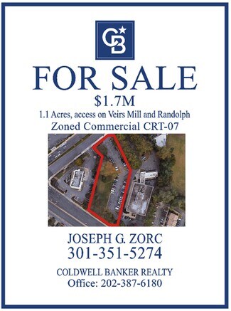 Silver Spring, MD Commercial Land - 4000 Randolph Rd