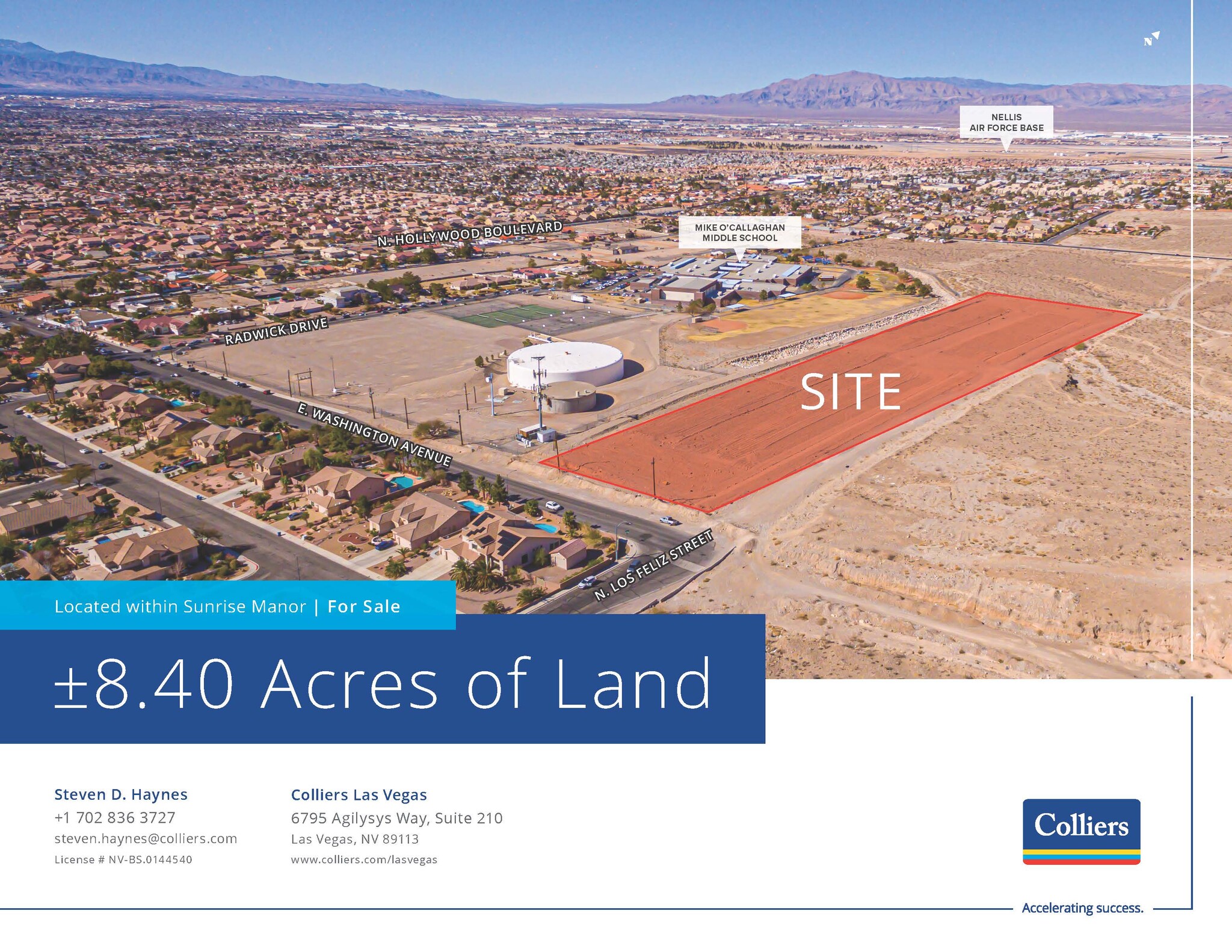 8.40 AC - E. Washington ave, Las Vegas, NV for Sale