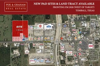 Tomball, TX Commercial Land - Fm 2920 @ Calvert Rd.