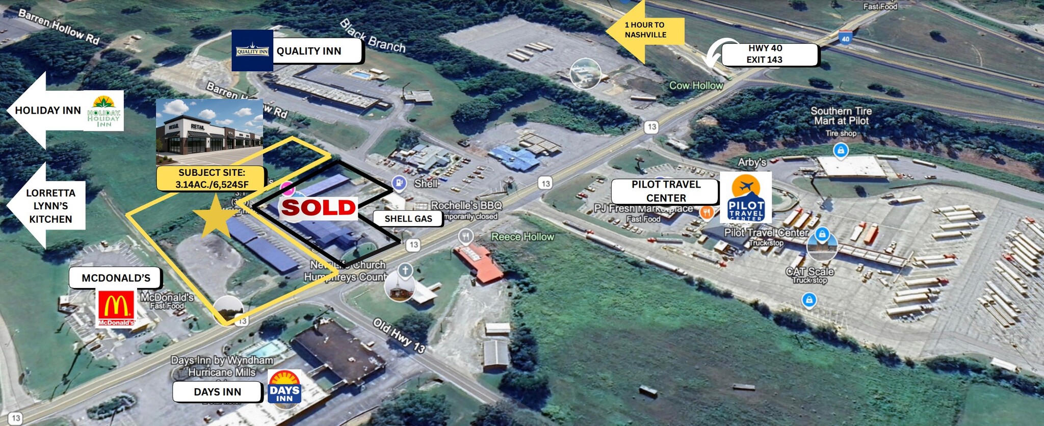 0 TN-13, Hurricane Mills, TN for Sale