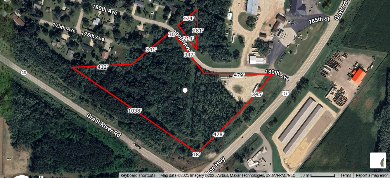 Lot 1 & 4 180th, Hager City, WI for Sale