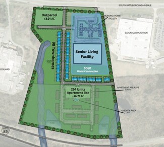 Kings Mountain, NC Commercial Land - 708 Battleground ave