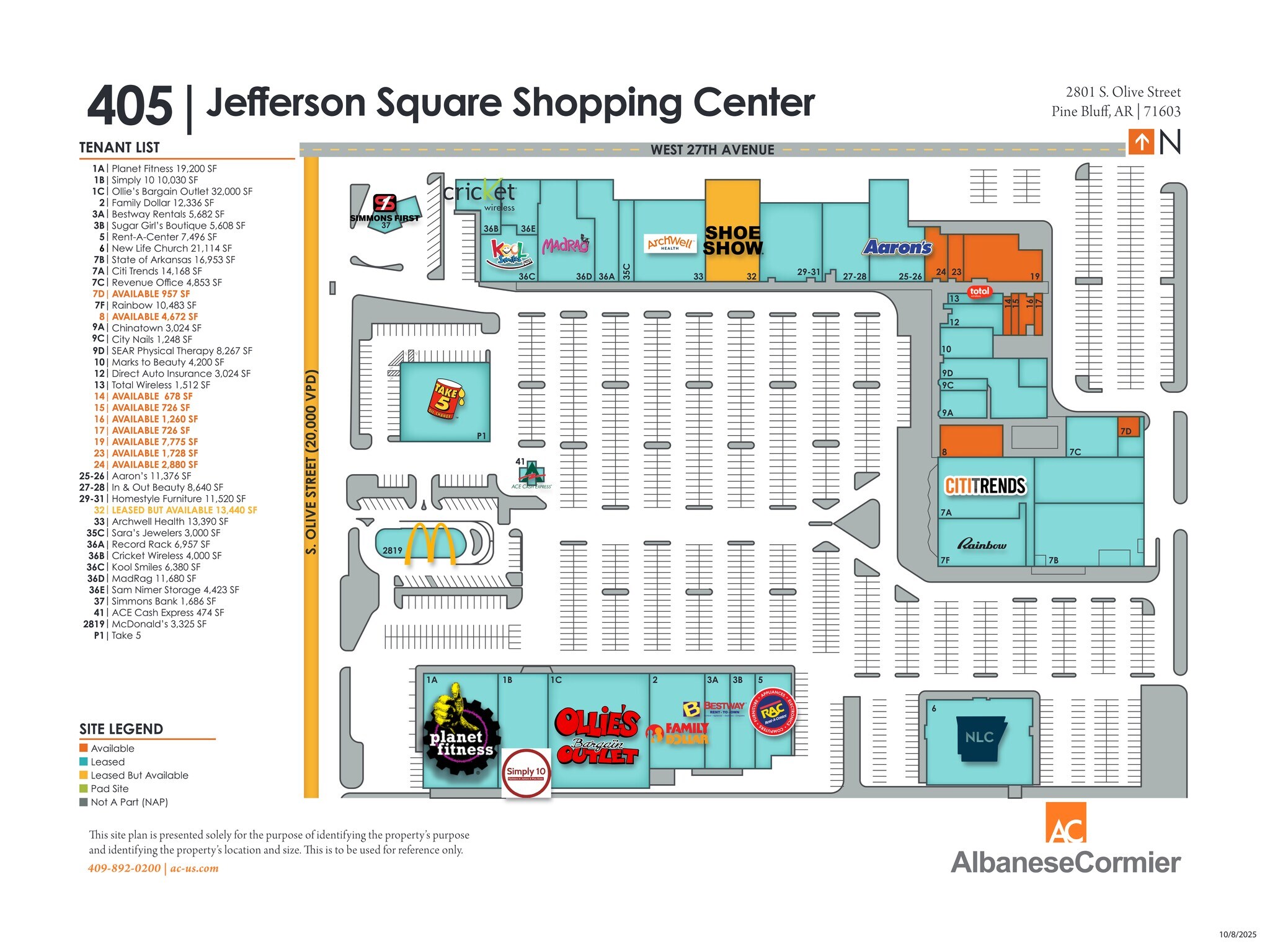 2801 S Olive St, Pine Bluff, AR for Rent