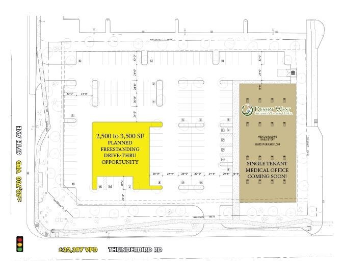 SWC 67th & Thunderbird Rd, Glendale, AZ for Rent