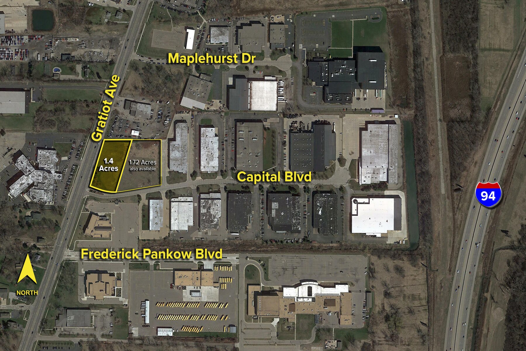 Gratiot Ave @ Capital Blvd, Clinton Township, MI for Sale
