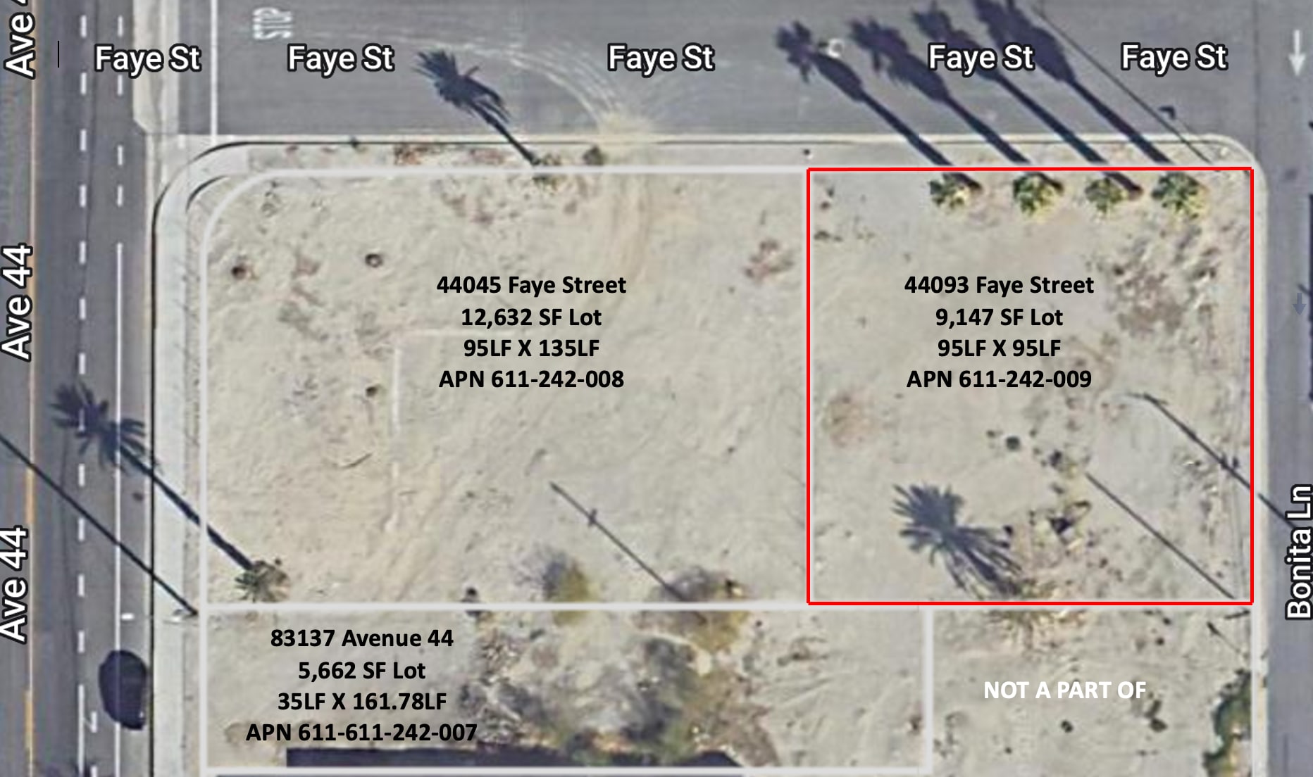 Avenue 44 @ Faye Street, Indio, CA for Sale