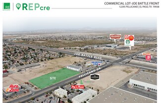 El Paso, TX Commercial Land - 12285 Pellicano Dr