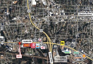 Hickory, NC Commercial Land - 1727 US Highway 70 SW Hickory, NC Commercial Land - 1727 US Highway 70 SW