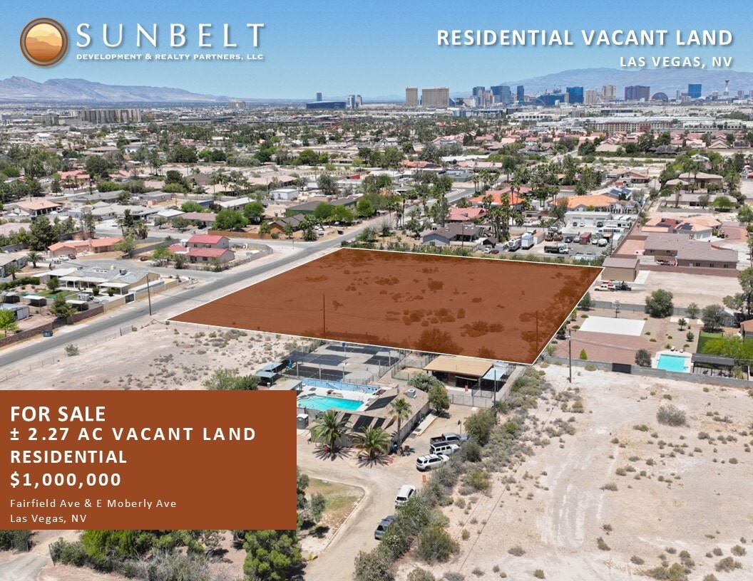 Fairfield Ave @ E Moberly Ave, Las Vegas, NV for Sale