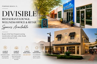 Pompano Beach, FL Retail, Flex - 114-120 N Flagler Ave