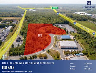 Fredericksburg, VA Commercial Land - 45 Blackjack Rd Fredericksburg, VA Commercial Land - 45 Blackjack Rd