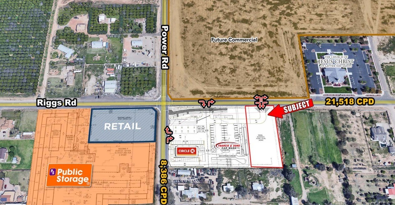 SEC Riggs Rd & Power Rd, Queen Creek, AZ for Rent