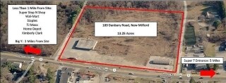 New Milford, CT Commercial Land - 189 Danbury Rd