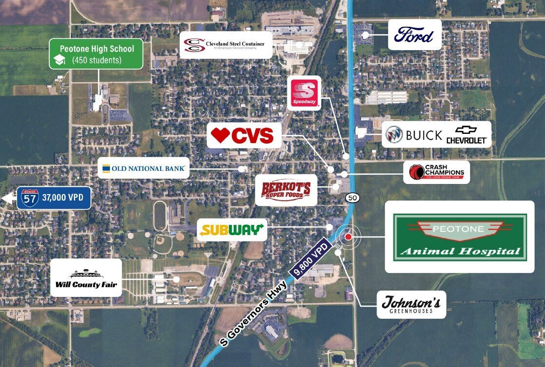 431 S Governors Hwy, Peotone, IL for Sale