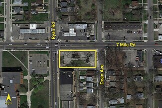 Detroit, MI Commercial Land - 4120 E 7 MILE